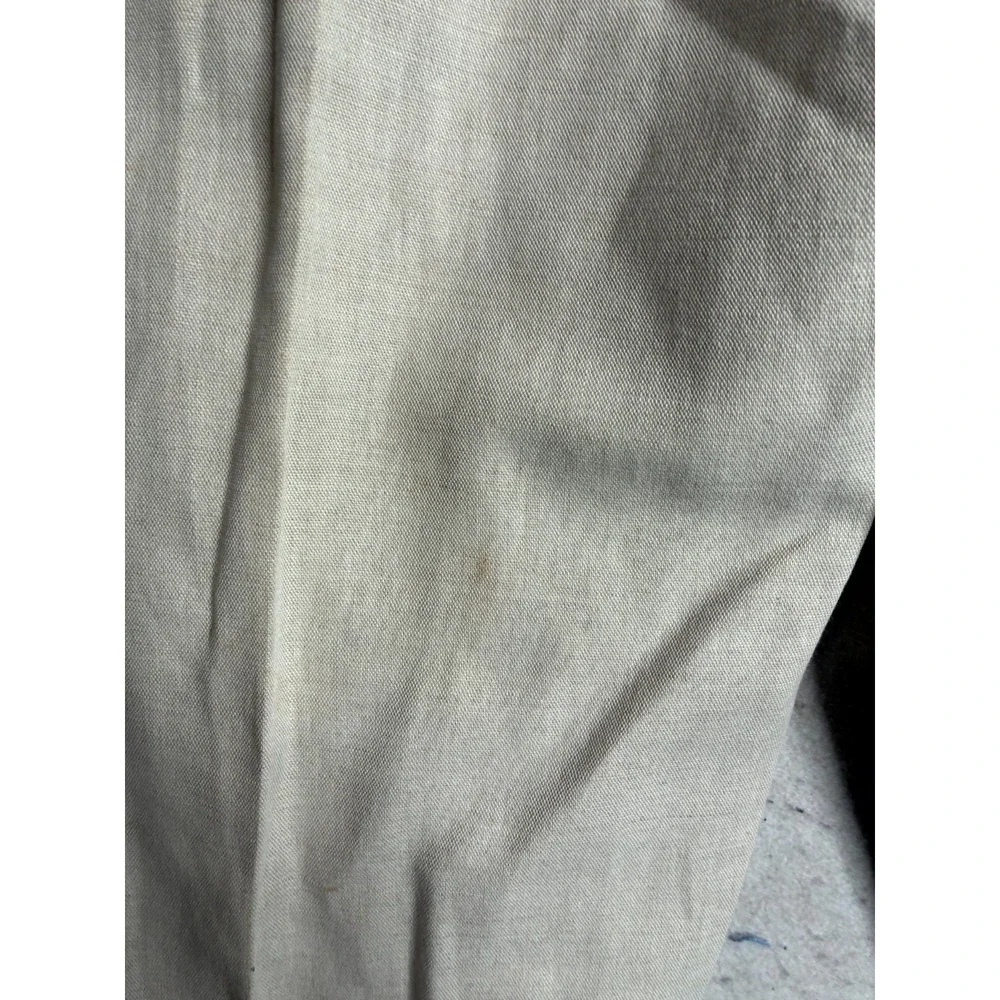 Dockers Dress Pants Mens 34X31 Beige Cotton Cuffed Hem Casual Straight Leg